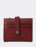 Women's Benetton Burgundy Wallet