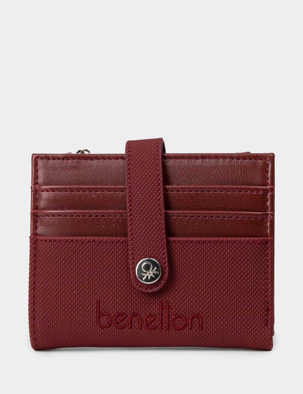 Women's Benetton Burgundy Wallet - B1657ZBRDZ01