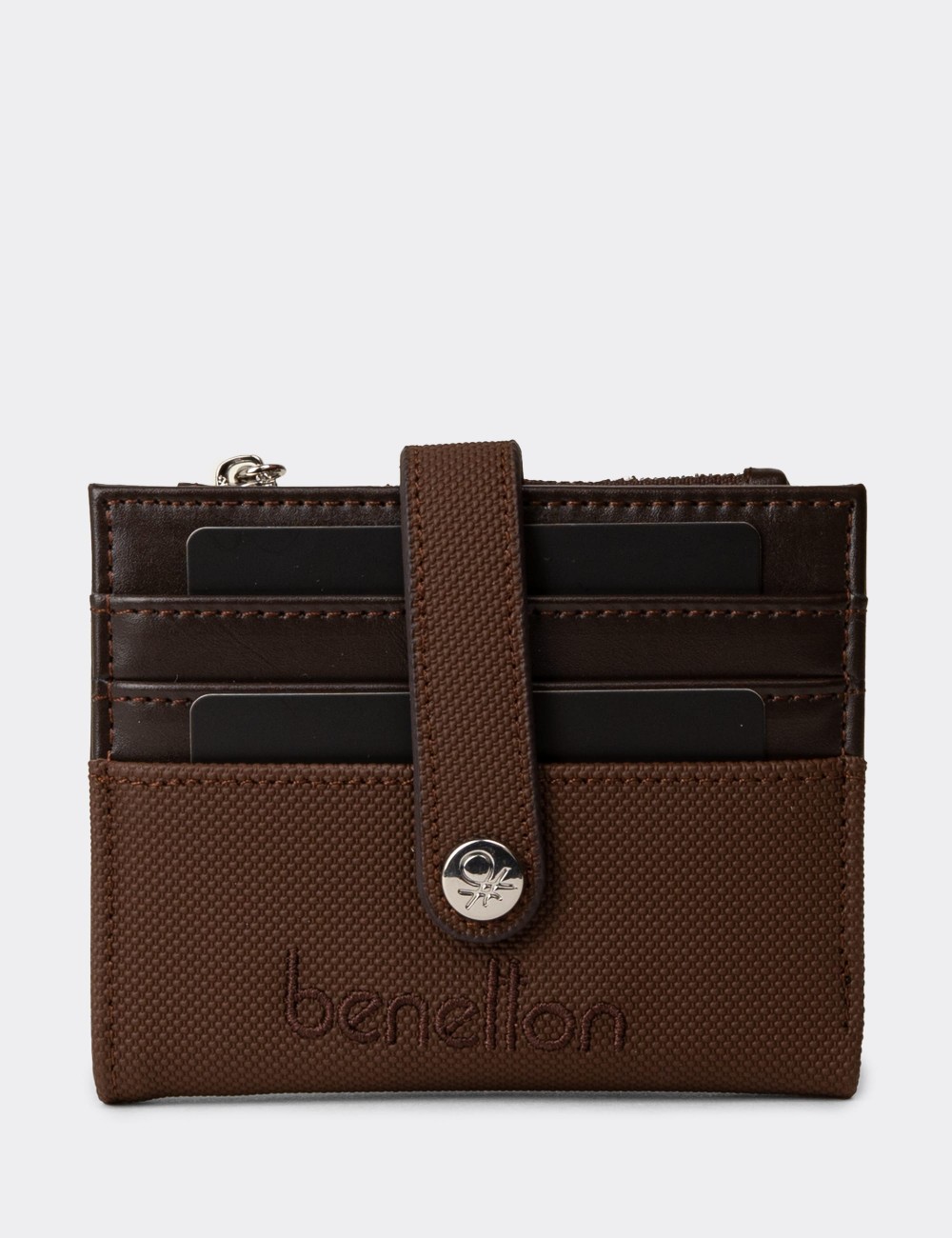 Women's Benetton Brown Wallet - B1657ZKHVZ01