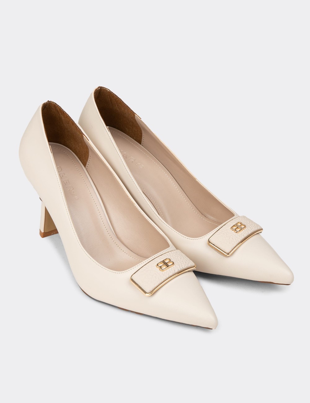 Women's Beige Heels - K2720ZBEJC01 Women's Beige Heels - K2720ZBEJC01