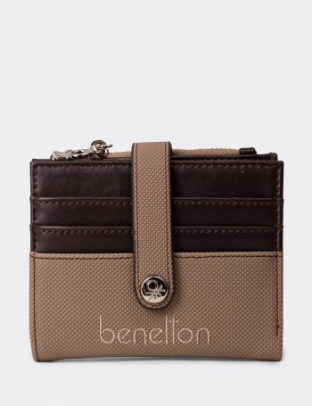 Women's Sandstone Wallet by Benetton - B1657ZVZNZ01