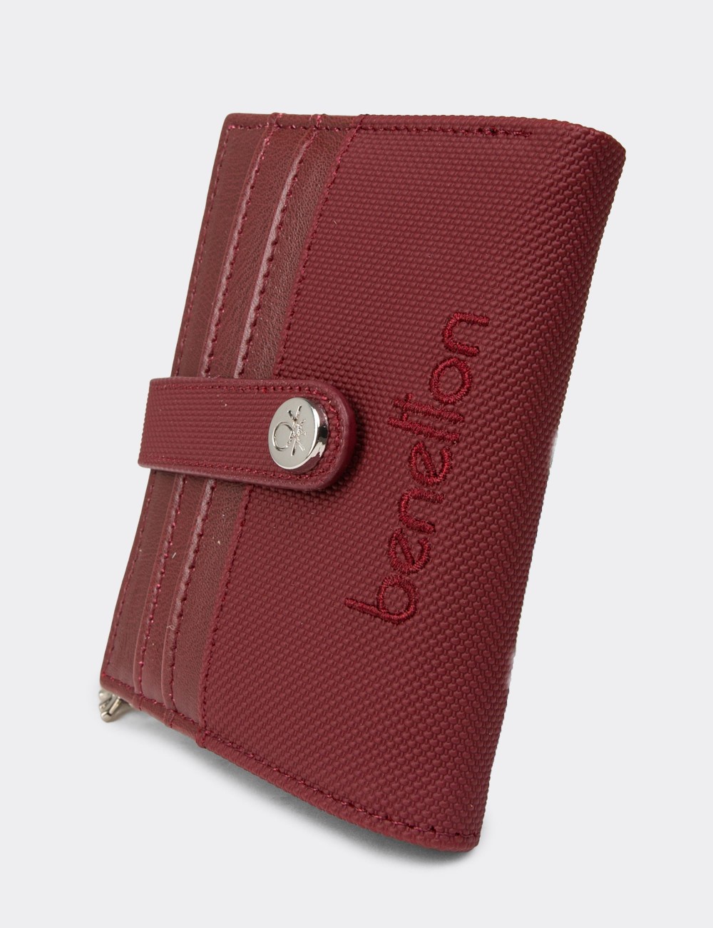 Women's Benetton Burgundy Wallet - B1657ZBRDZ01