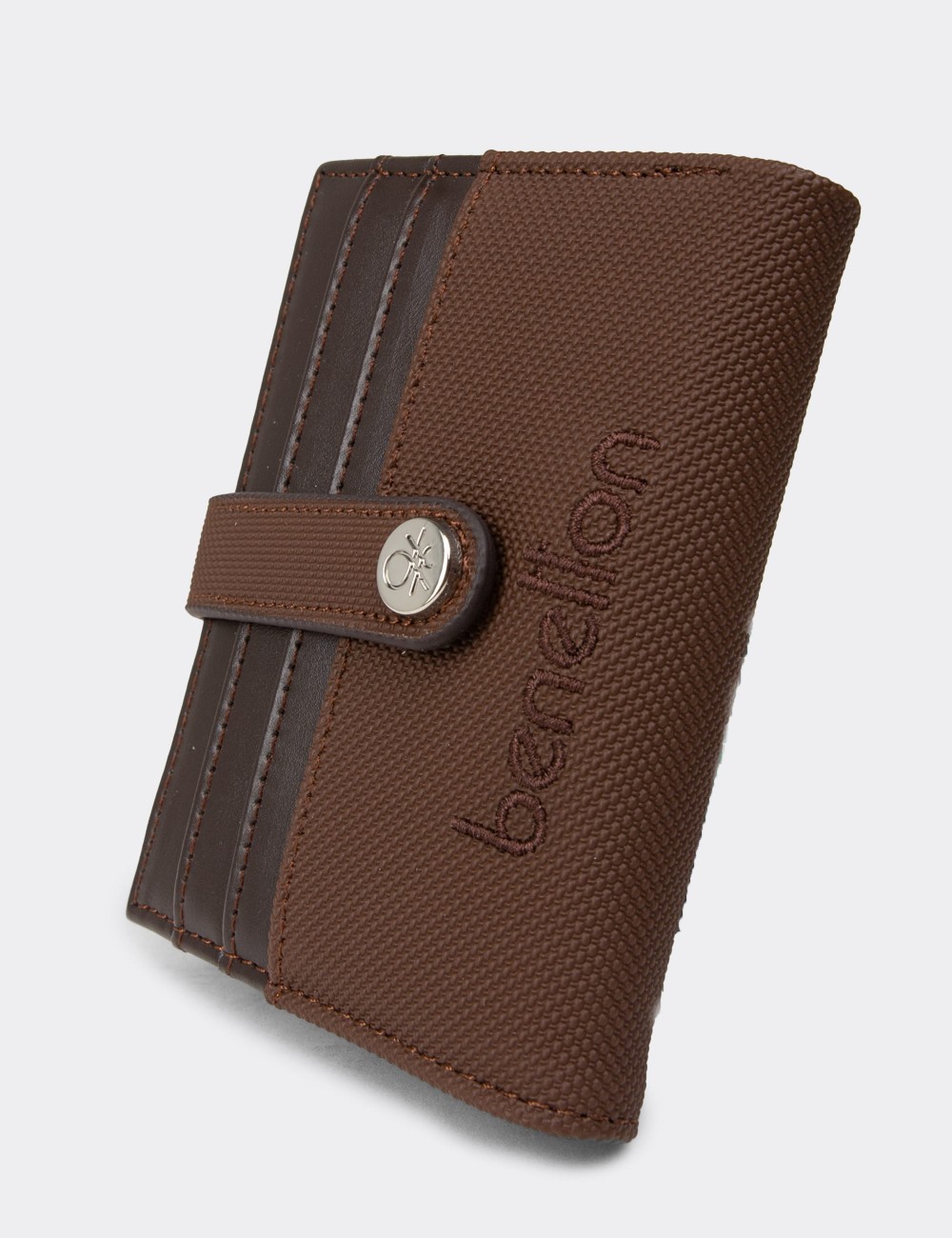 Women's Benetton Brown Wallet - B1657ZKHVZ01