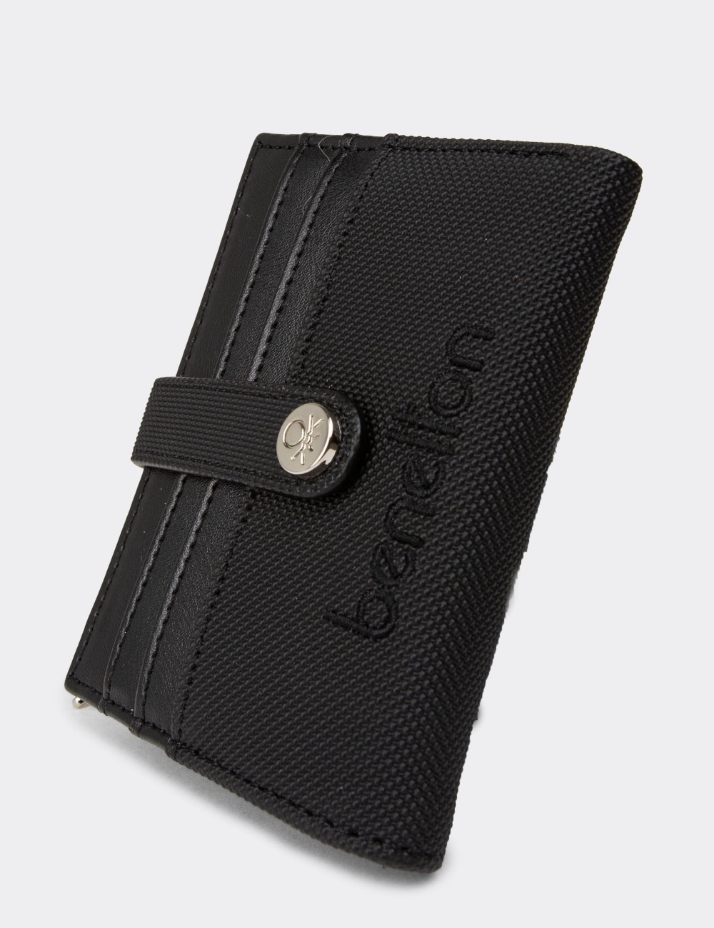 Women's Benetton Black Wallet - B1657ZSYHZ01