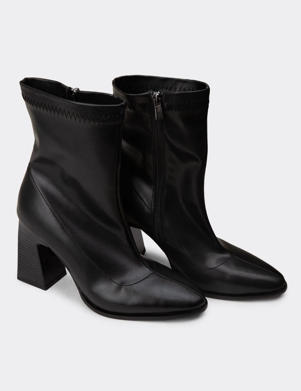 Women's Black Boots - H1503ZSYHC01 Women's Black Boots - H1503ZSYHC01