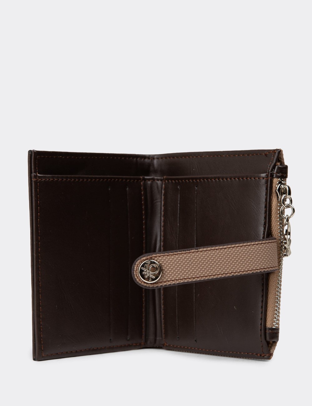 Women's Sandstone Wallet by Benetton - B1657ZVZNZ01