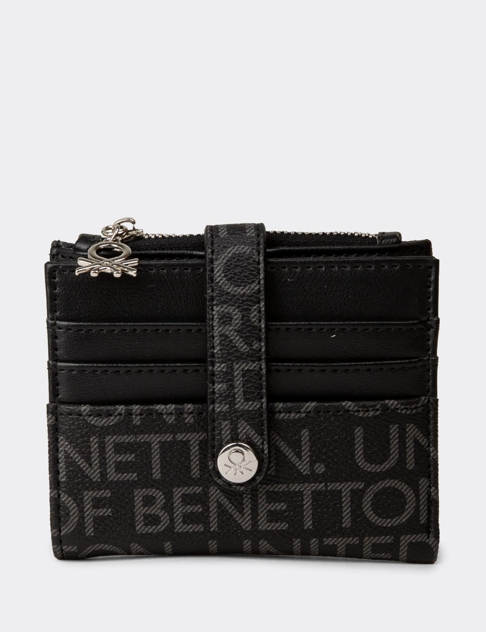 Women's Benetton Black Wallet - B1660ZSYHZ01