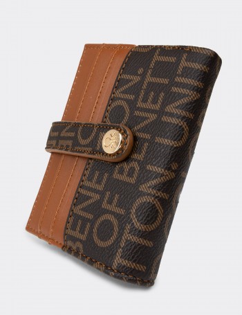 Women's Benetton Brown Wallet - B1660ZKHVZ01
