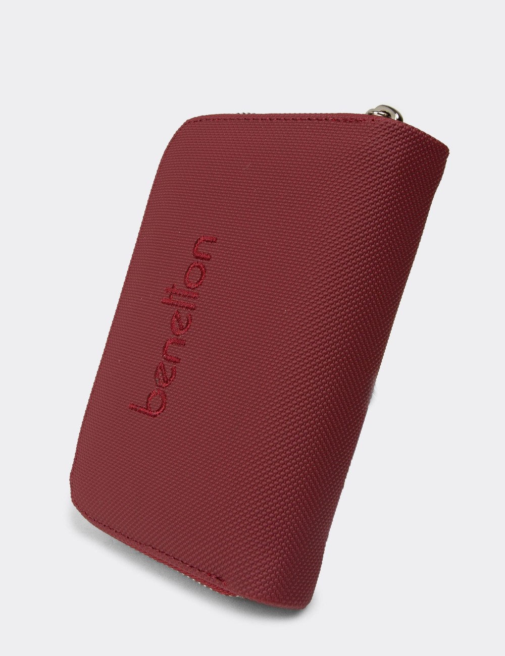 Women's Benetton Burgundy Wallet - B0658ZBRDZ01
