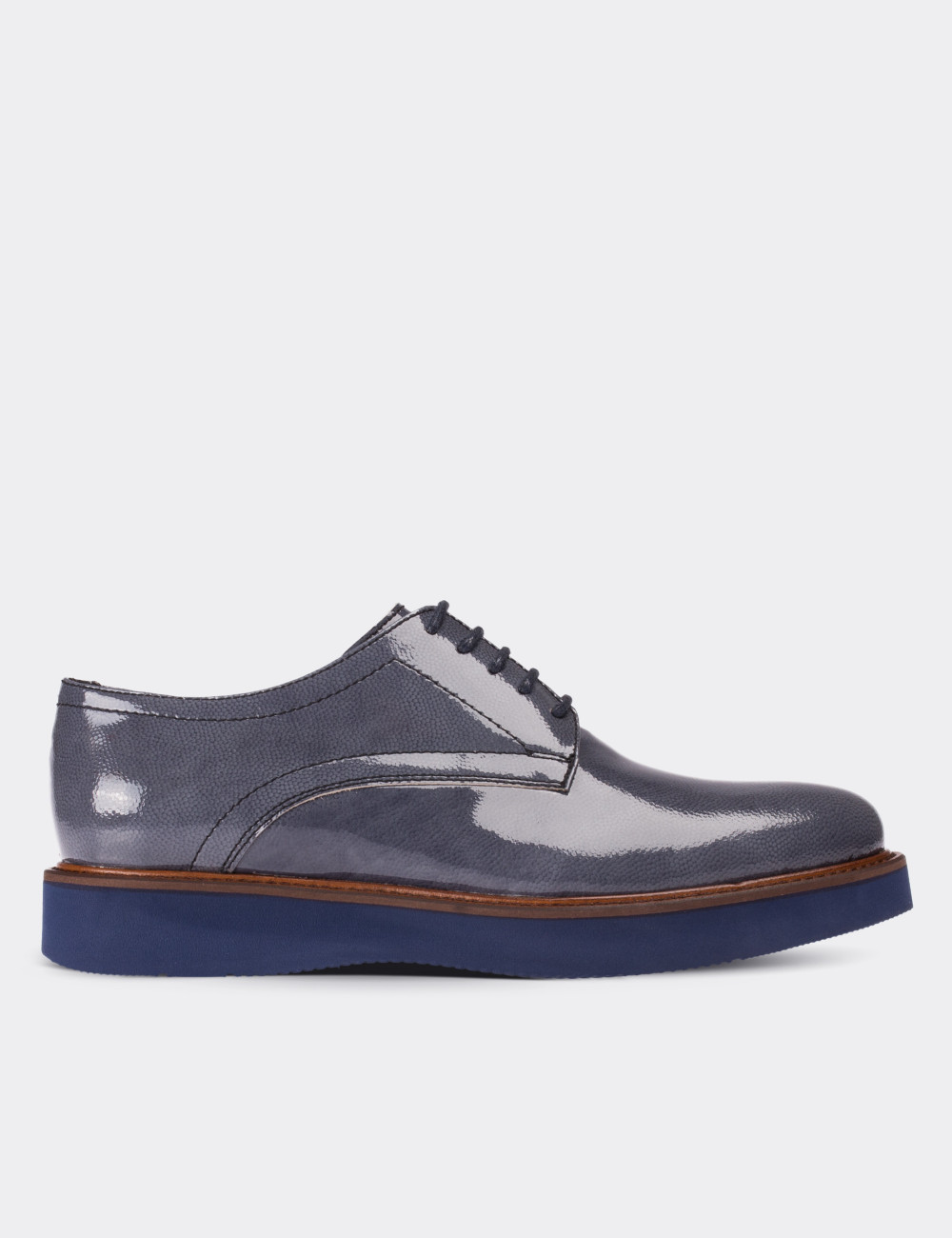 patent leather lace up shoes