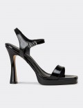 Women's Black Patent High Heels