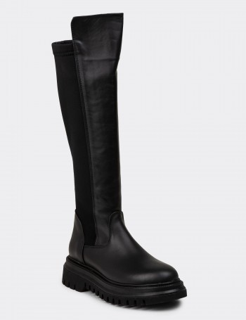 Women's Knee-High Black Boots