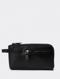 Men's Black Leather Bag