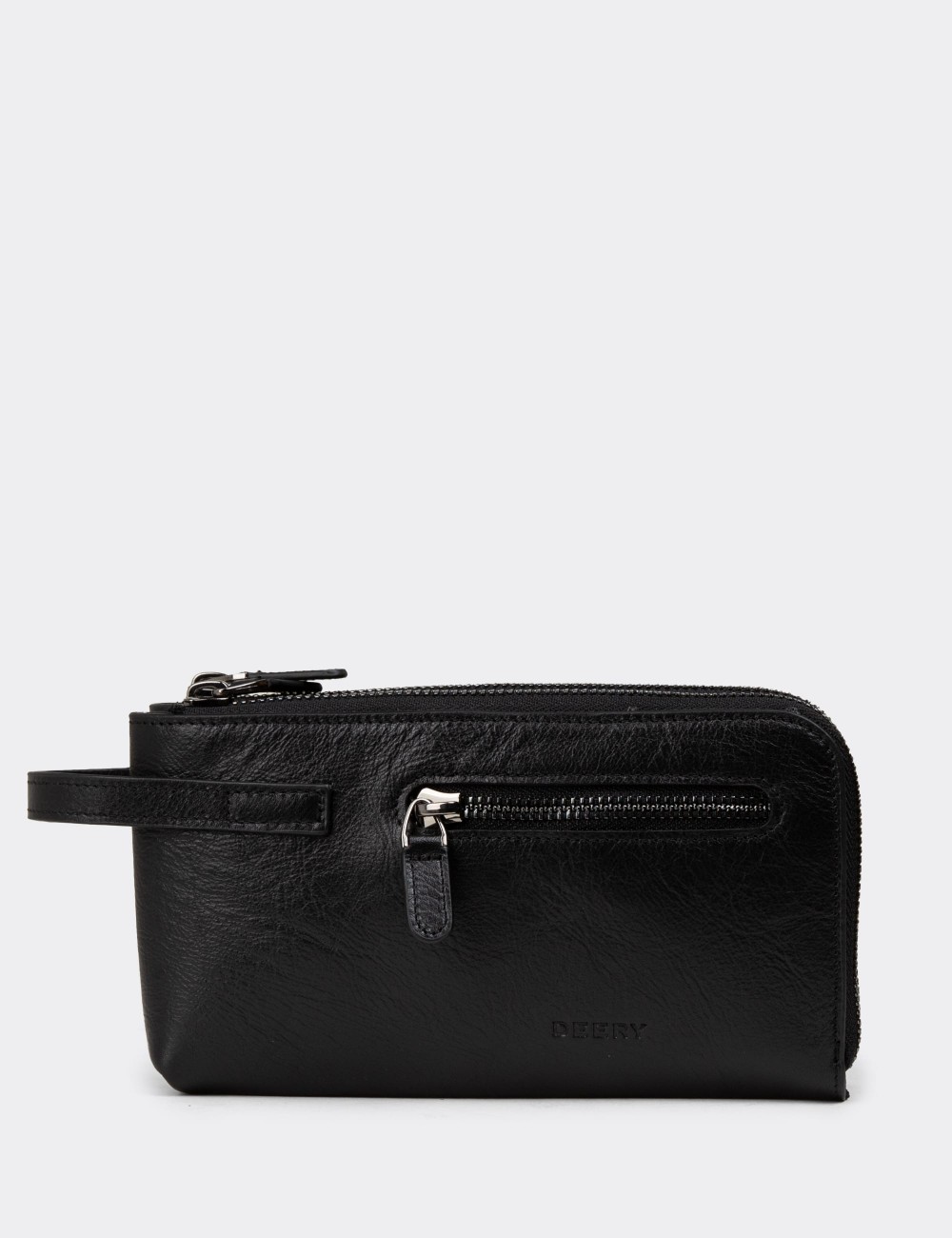 Men's Black Leather Bag - 08404MSYHY01 Men's Black Leather Bag - 08404MSYHY01