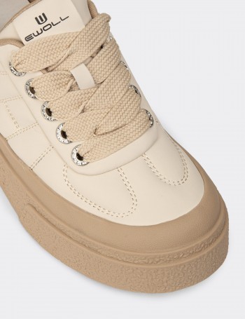 Women's Beige Sneakers