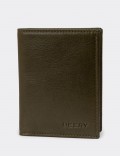 Men's Green Leather Wallet