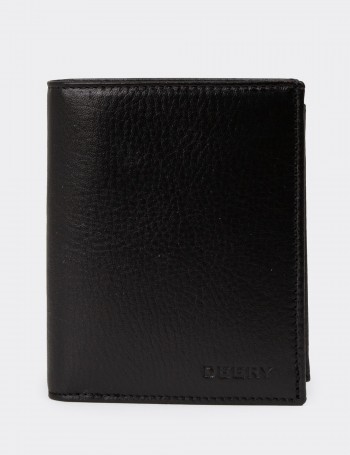Men's Black Leather Wallet
