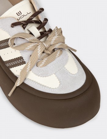 Women's Beige Sneakers