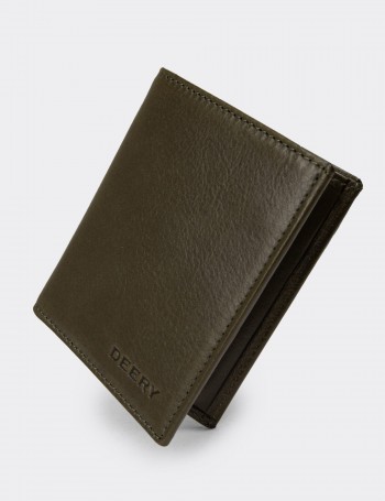 Men's Green Leather Wallet