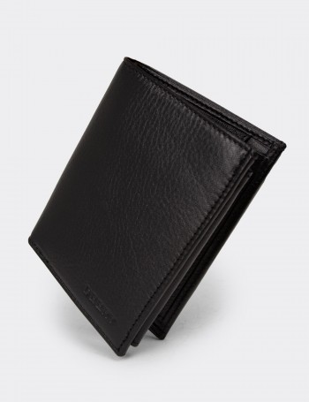 Men's Black Leather Wallet