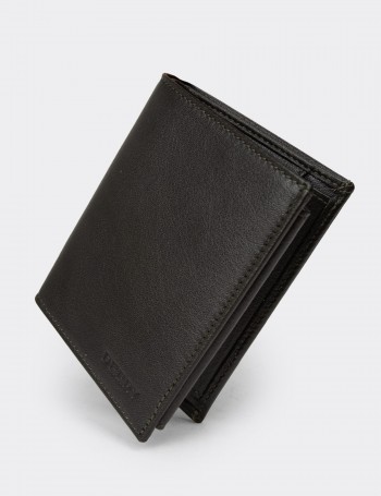 Men's Green Leather Wallet