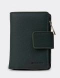 Women's Green Leather Wallet