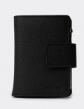 Women's Black Leather Wallet