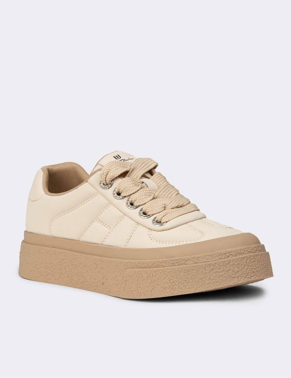 Women's Beige Sneakers - E8020ZBEJC01 Women's Beige Sneakers - E8020ZBEJC01