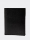 Men's Black Leather Wallet
