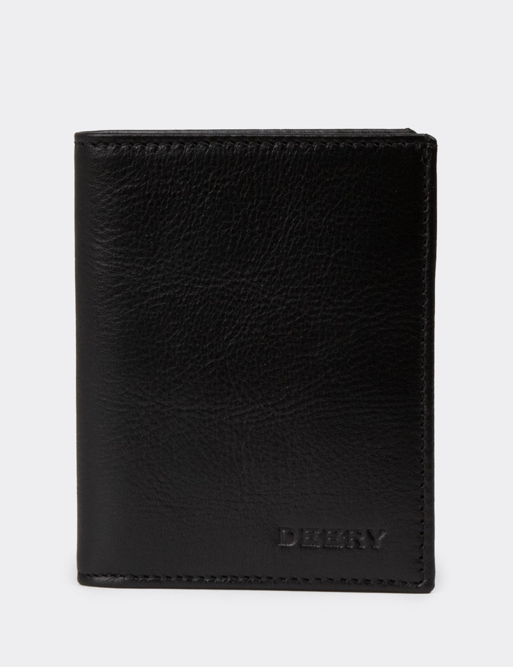 Men's Black Leather Wallet - 00216MSYHZ01 Men's Black Leather Wallet - 00216MSYHZ01