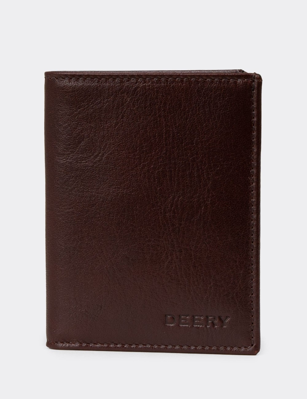 Men's Brown Leather Wallet - 00216MKHVZ01 Men's Brown Leather Wallet - 00216MKHVZ01