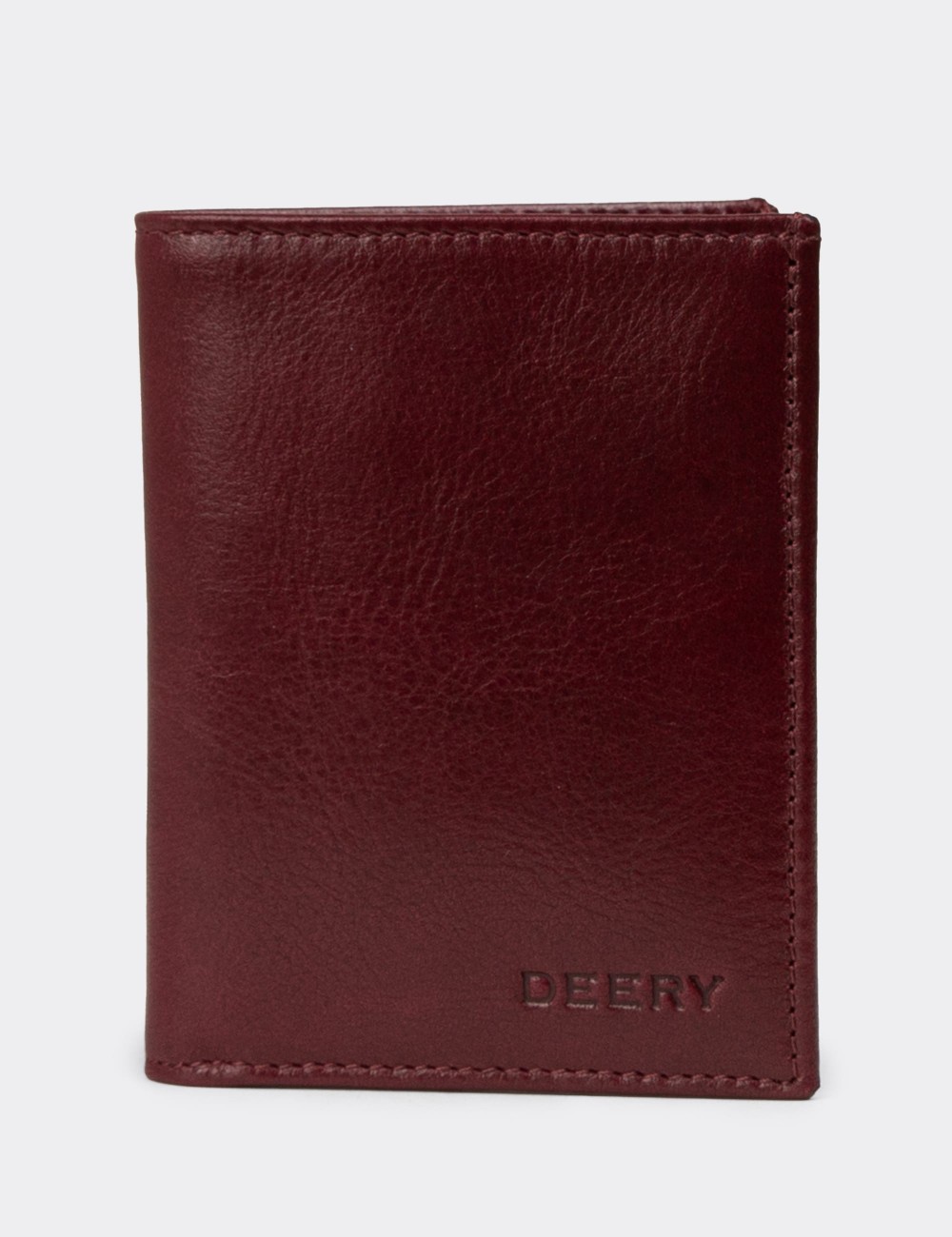 Men's Burgundy Leather Wallet - 00216MBRDZ01 Men's Burgundy Leather Wallet - 00216MBRDZ01