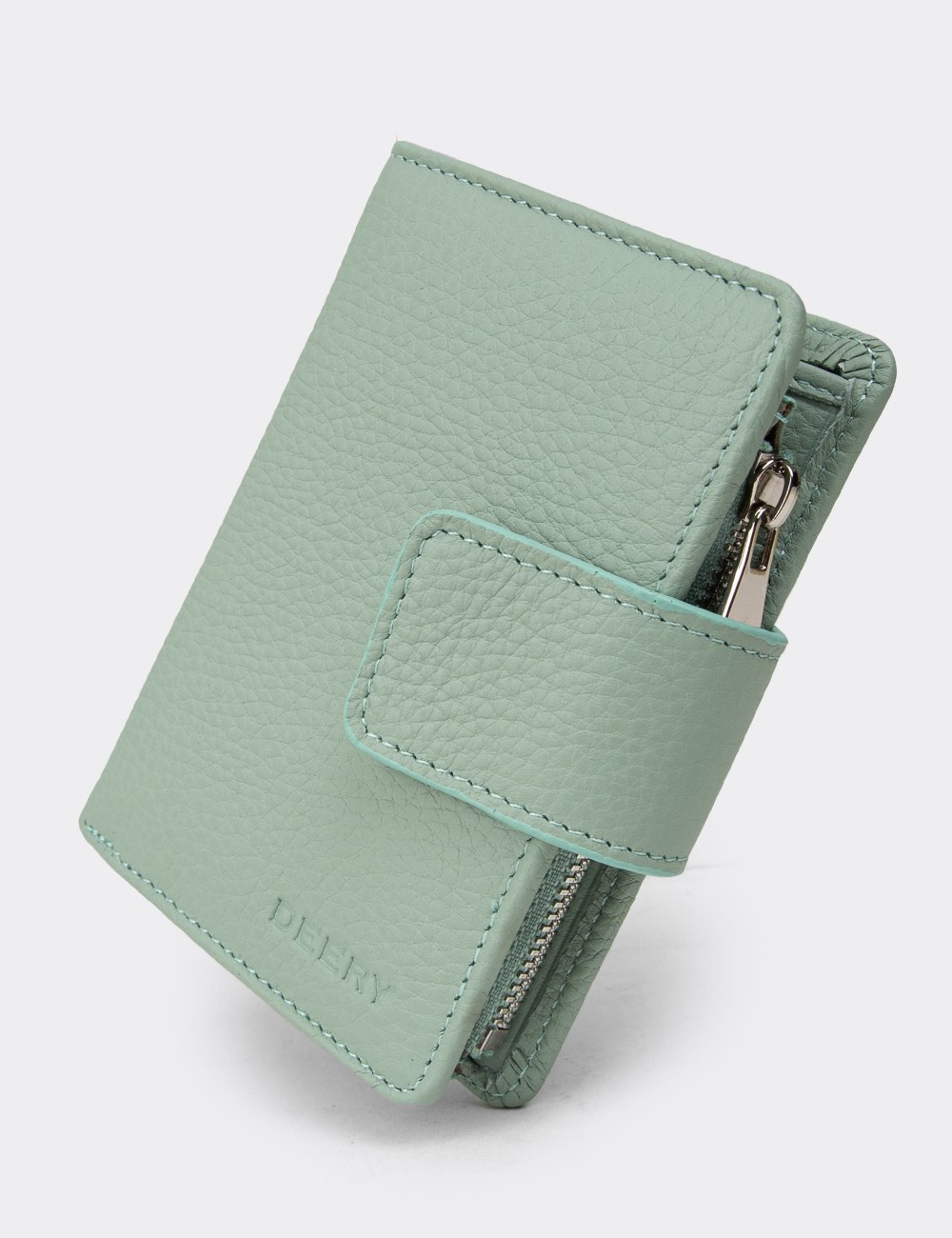 'Women's Green Leather Wallet' - 00918ZYSLZ01 'Women's Green Leather Wallet' - 00918ZYSLZ01