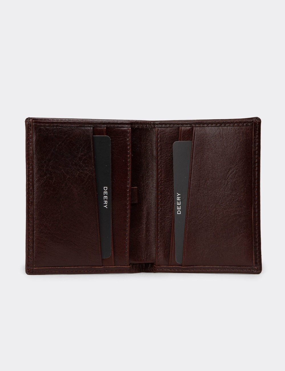 Men's Brown Leather Wallet - 00216MKHVZ01 Men's Brown Leather Wallet - 00216MKHVZ01