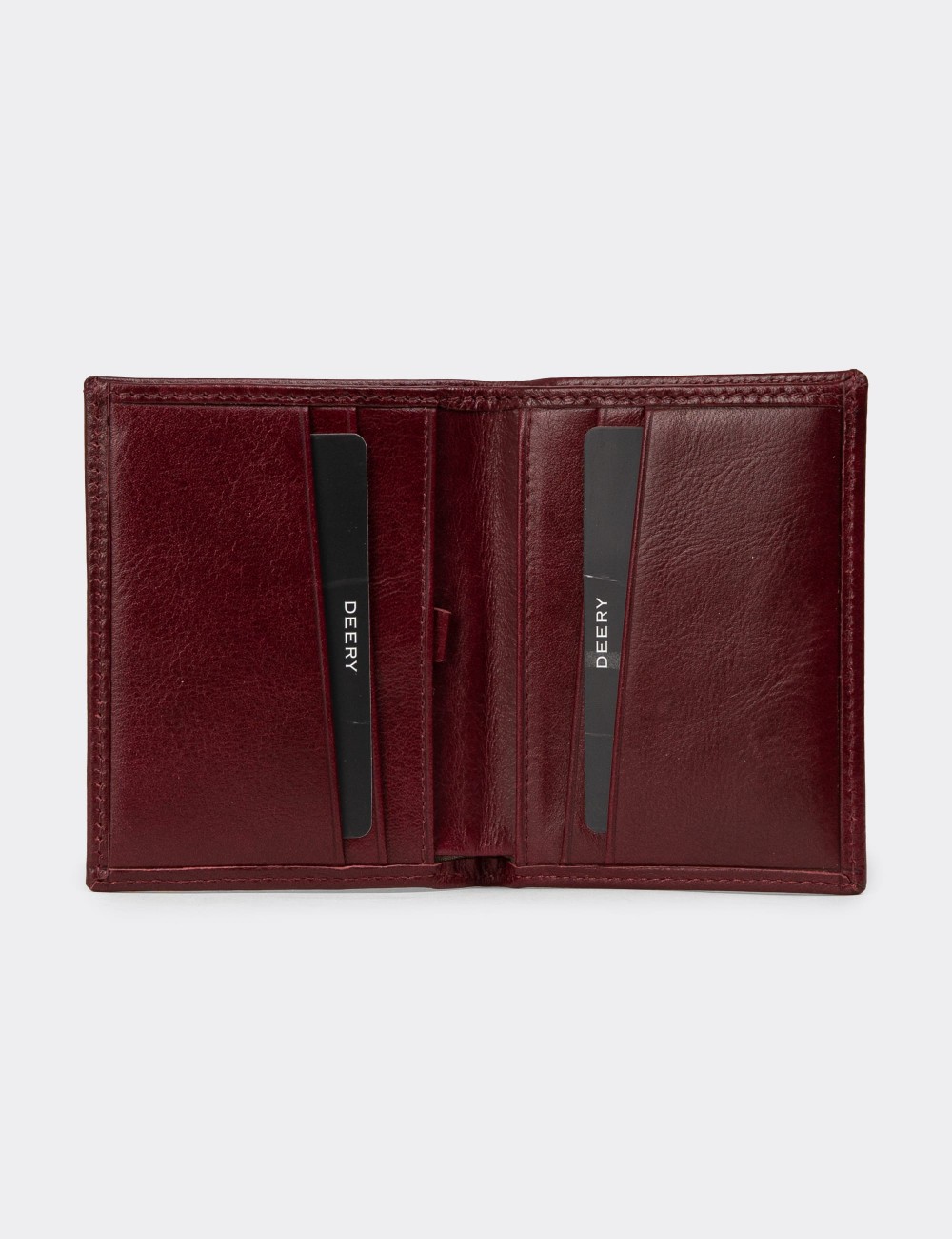 Men's Burgundy Leather Wallet - 00216MBRDZ01 Men's Burgundy Leather Wallet - 00216MBRDZ01