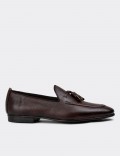 Men's Brown Leather Loafers