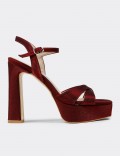 Women's Burgundy Heels