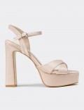 Women's Beige High Heels