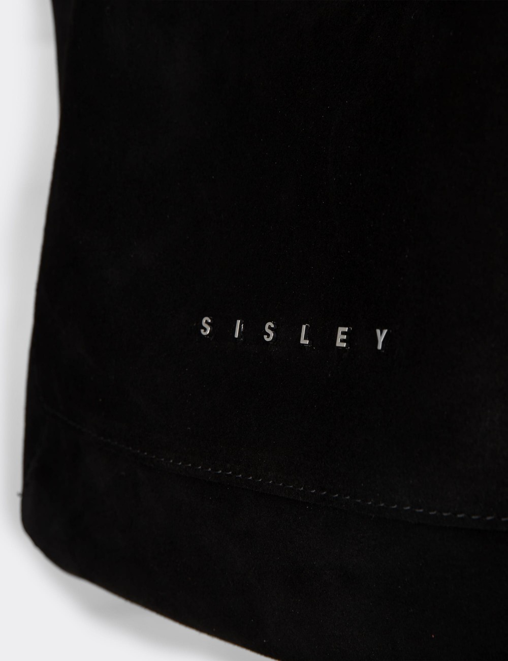 Black Suede Leather Shoulder Bag - SL303ZSYHY01