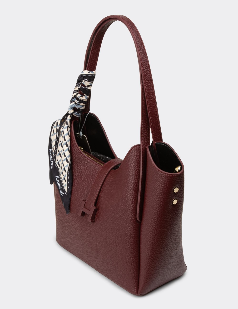 Burgundy Shoulder Bag - K7452ZBRDY01