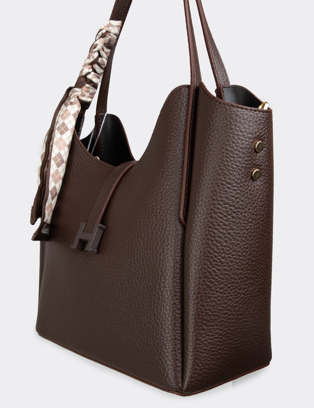Brown Shoulder Bag - K7452ZKHVY01