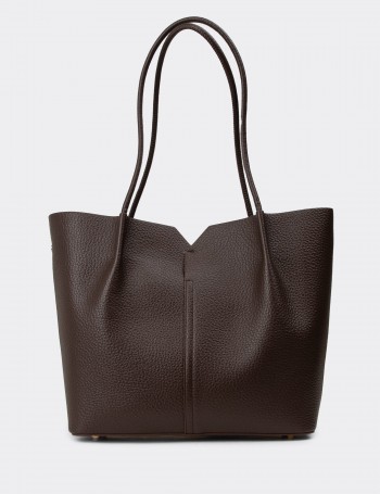 Brown Shoulder Bag - K7454ZKHVY01