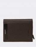 Men's Leather Wallet in Brown