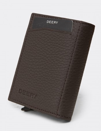 Men's Leather Wallet in Brown
