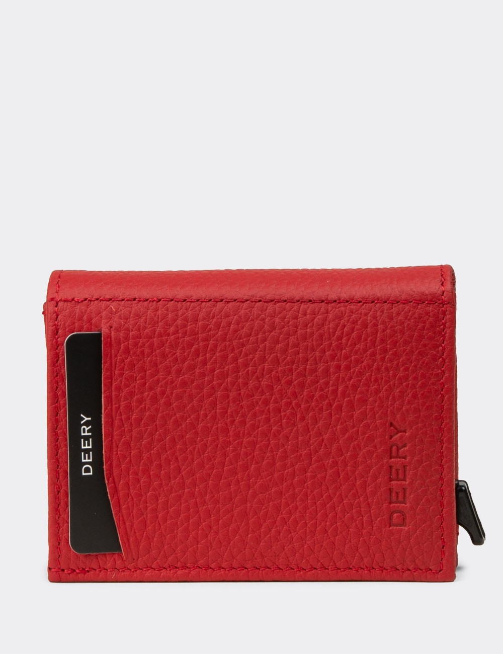Men's Red Leather Wallet - 00626MKRMZ01 Men's Red Leather Wallet - 00626MKRMZ01