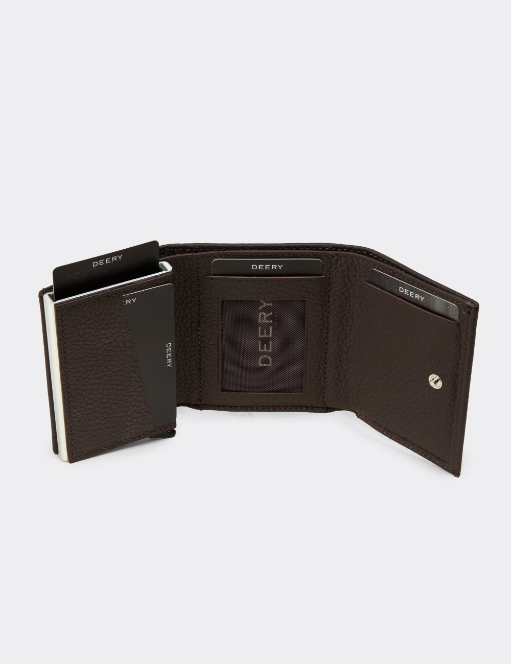 Men's Leather Wallet in Brown - 00626MKHVZ02 Men's Leather Wallet in Brown - 00626MKHVZ02