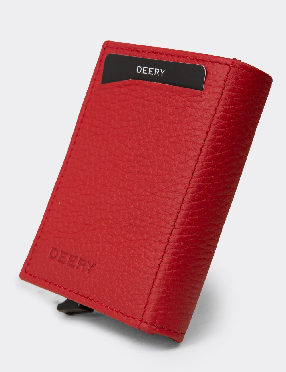 Men's Red Leather Wallet - 00626MKRMZ01 Men's Red Leather Wallet - 00626MKRMZ01