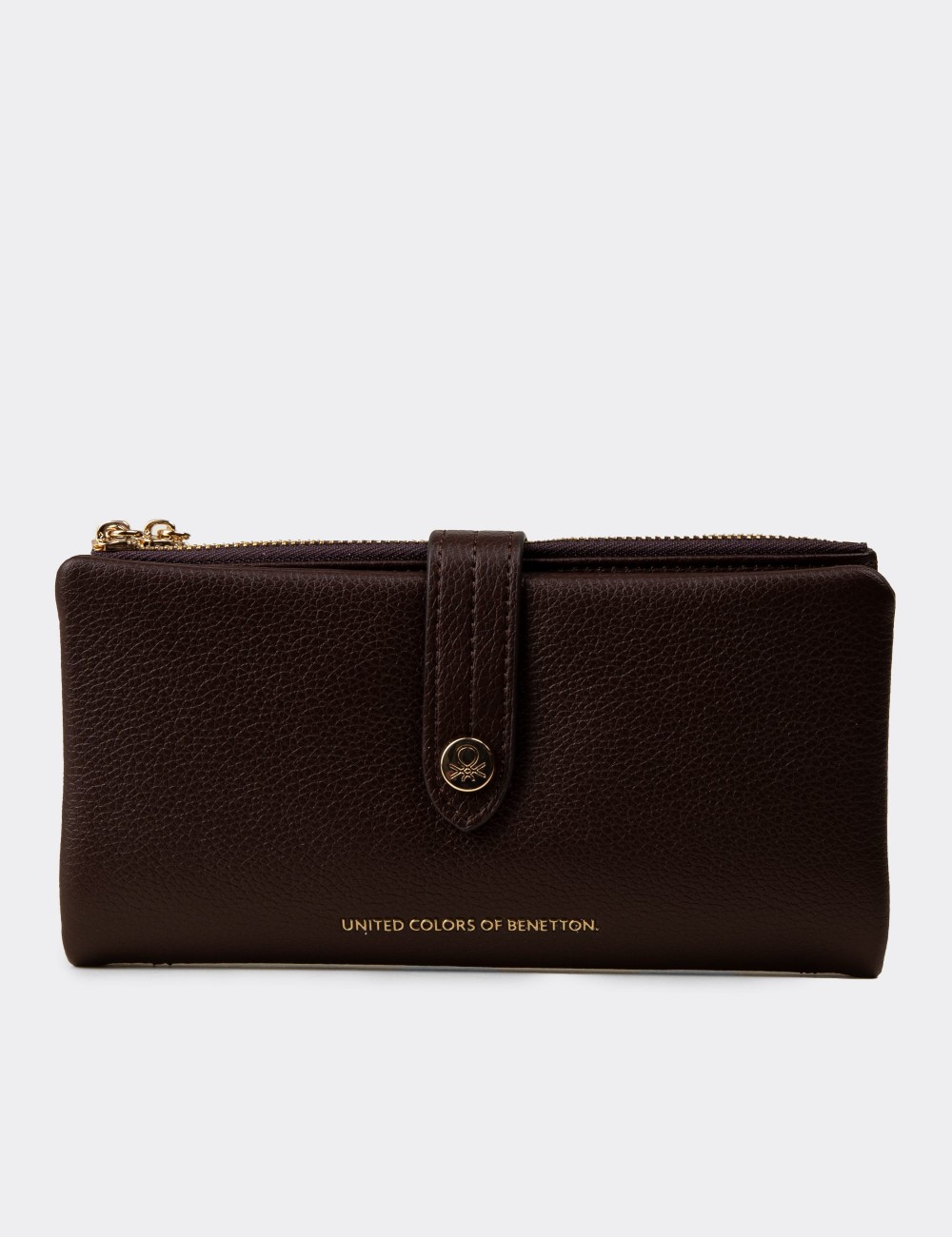 Women's Brown Wallet by Benetton - B1631ZKHVZ01