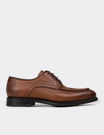 Men's Tan Leather Dress Shoes