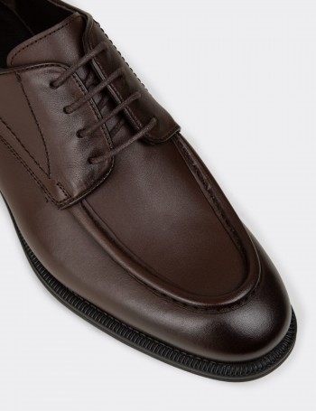 Men's Brown Leather Classic Footwear